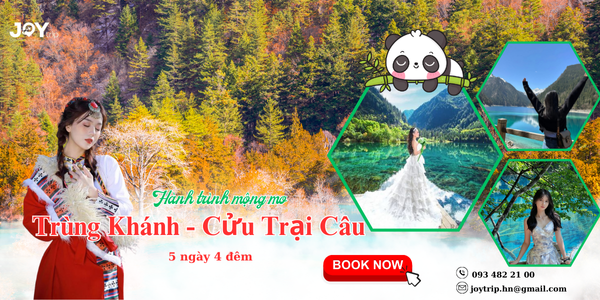 Tour Trùng Khánh – Cửu Trại Câu Hành Trình Mộng Mơ (5 ngày 4 đêm)