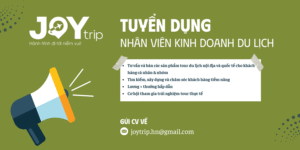 JOYTRIP TUYỂN DỤNG SALE TOUR DU LỊCH